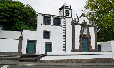traditional housese on the azores islands