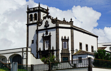 church of ponta delgada on the azores
