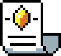 Fototapeta premium nft listing pixel icon