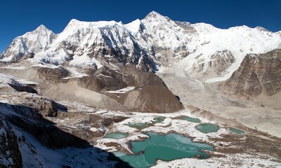 Mount Cho Oyu himalaya mountain Cho Oyu base camp