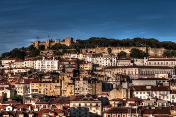 Vista para o Castelo de S&atilde;o Jorge