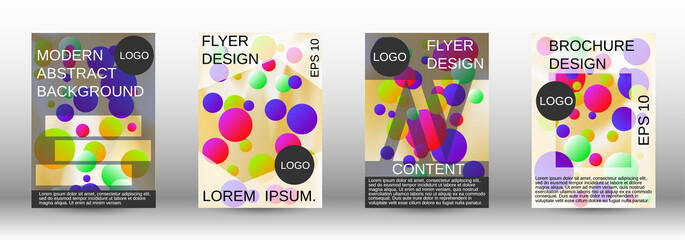 Fototapeta premium Future futuristic template with abstract balls for design.