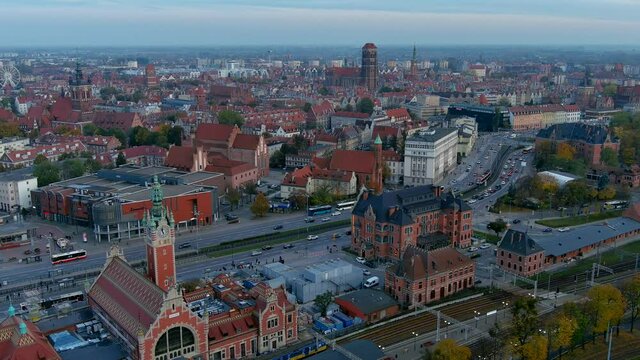 panorama of the gdansk city
