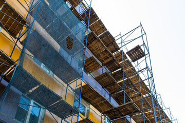 cladding of a residential building