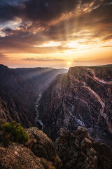 Sunset over the Canyon