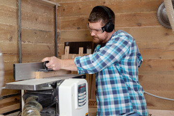 man working in the workshop
