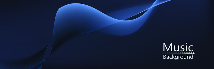 blue background with green waves. modern geometric pattern. vector illustration