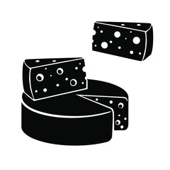 The cheese is hard, large and small. For vinyl cutting and printing