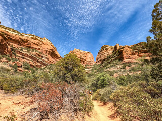 Fototapeta na wymiar View of Boynton Canyon, Sedona, Arizona, U.S.A