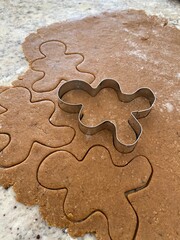 baking christmas cookies