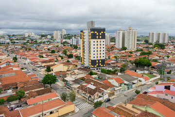 A view of Taubate's cityscape from above - Sao Paulo state, Brazil