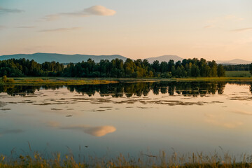 sunrise on the lake