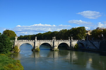 Fototapeta premium Some photos taken around the ancient and most beautiful city of Rome on a bright sunny day of October.