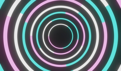 Colored circles led, abstract background with circles