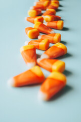 Row of Candy Corn Candy