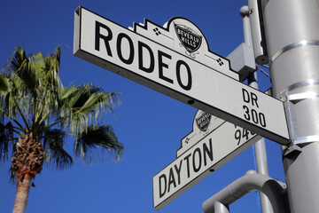 Straßenschild - Rodeo Drive - Los Angeles