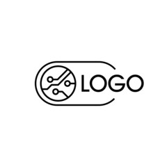 Obraz premium circuit board icon vector