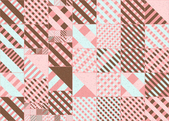 Abstract Geometric Pattern generative computational art illustration