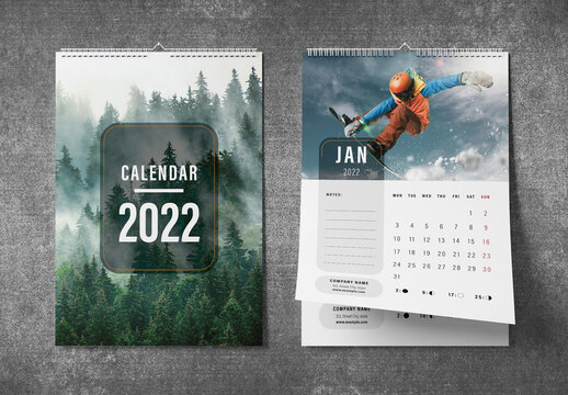2022 Year Wall Calendar