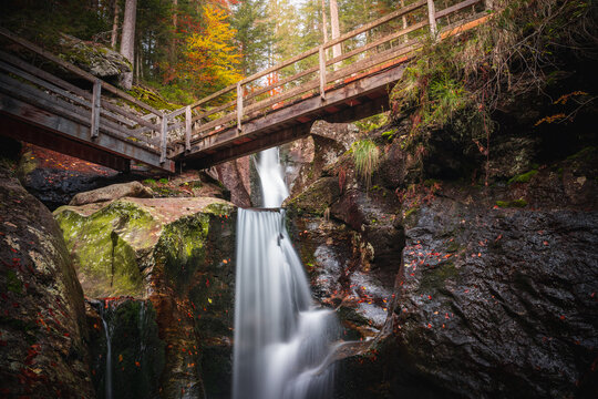 Hochfall Wasserfall Bodenmais Bayerischer Wald