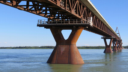 Spring arrived at Deh Cho Bridge