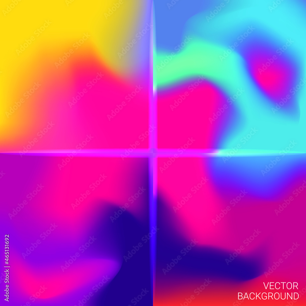 Fototapete abstract blurred gradient mesh backgrounds set. colorful smooth banner template. modern easy soft co