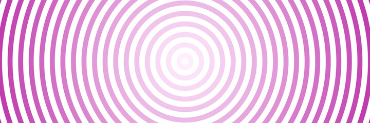 Vector illustration of simple background with circles and gradient effect. Long horizontal banner.