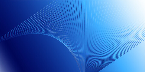 Naklejka premium Abstract Blue background with lines