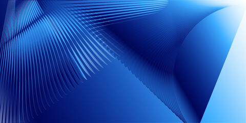 Abstract Blue background with lines