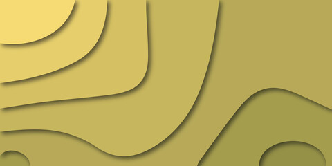 Abstract business background of shapes wavy in paper cut style.