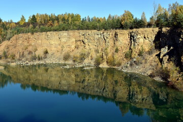Park Gródek, staw Wydra, Polskie Malediwy, dawny, kamieniołom, woda,  © Albin Marciniak