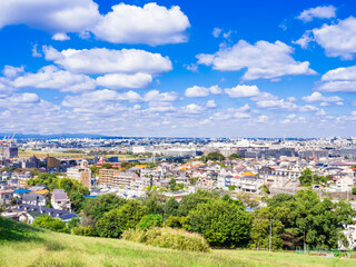 Obraz premium 郊外の住宅地 東京