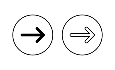 Arrow icons set. Arrow sign and symbol for web design.