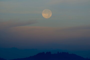 moon and clouds