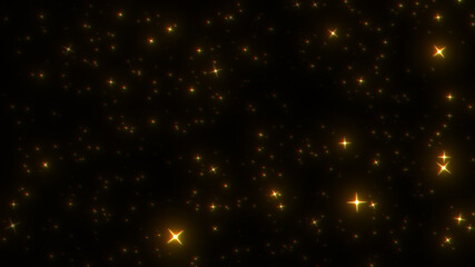 Fototapeta na wymiar ひかえめでシンプルなキラキラの星のバックグラウンド背景　高級感