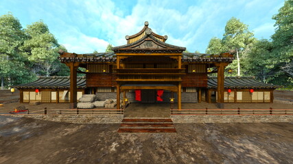 Fototapeta premium 日本の集落