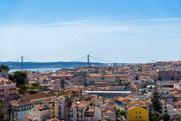 Fototapeta premium Miradouro da Graça view of Lisbon