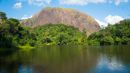 Scenic mountain landscape in Nigeria 