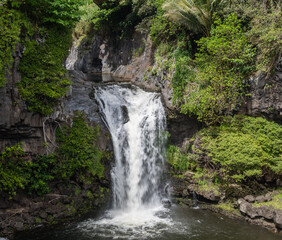 Scenic Oheo Gulch (also known as Seven Sacred Pools) vista on Maui, Hawaii