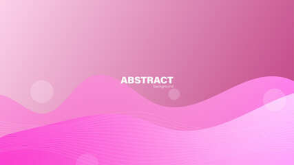 Abstract pink fluid shape modern background with copy space, vector.