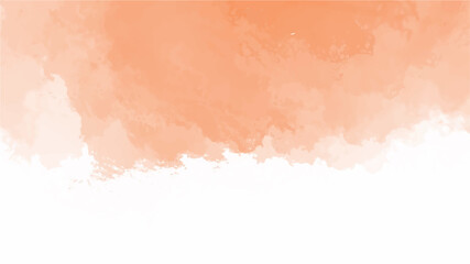 Orange watercolor background for textures backgrounds and web banners design