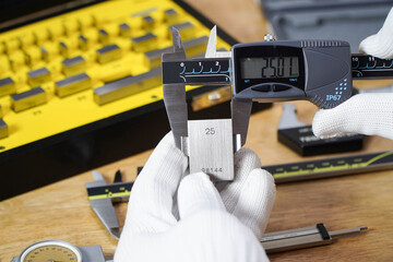 Vernier caliper and scale. Measuring tool and equipment,Gauge Blocks Precision Metric