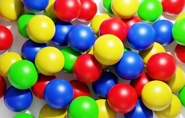 3D素材_カラーボール