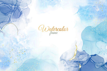 Hand Painted Abstract Watercolor Background Design