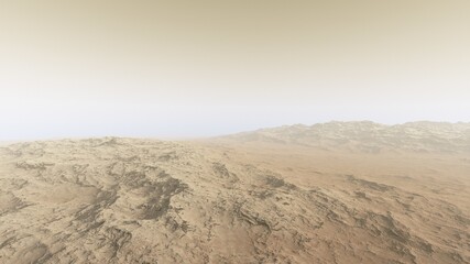 3D Rendered Fantasy Alien Landscape - 3D Illustration