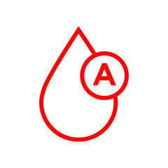 Blood type icon design vector illustration