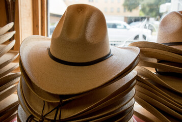 Pile of Cowboy hats for sale