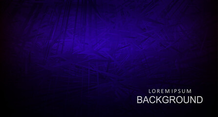 Fototapeta premium Abstract design with a gradient of blue color, sharp thorns