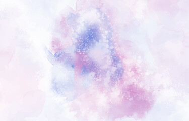 Abstract colorful watercolor for background. 