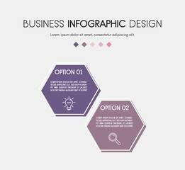 Business infograph with icons. Vector